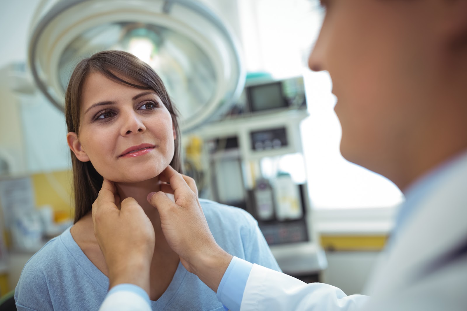 (An enlarged thyroid gland can be an indicator of hypothyroidism.)
